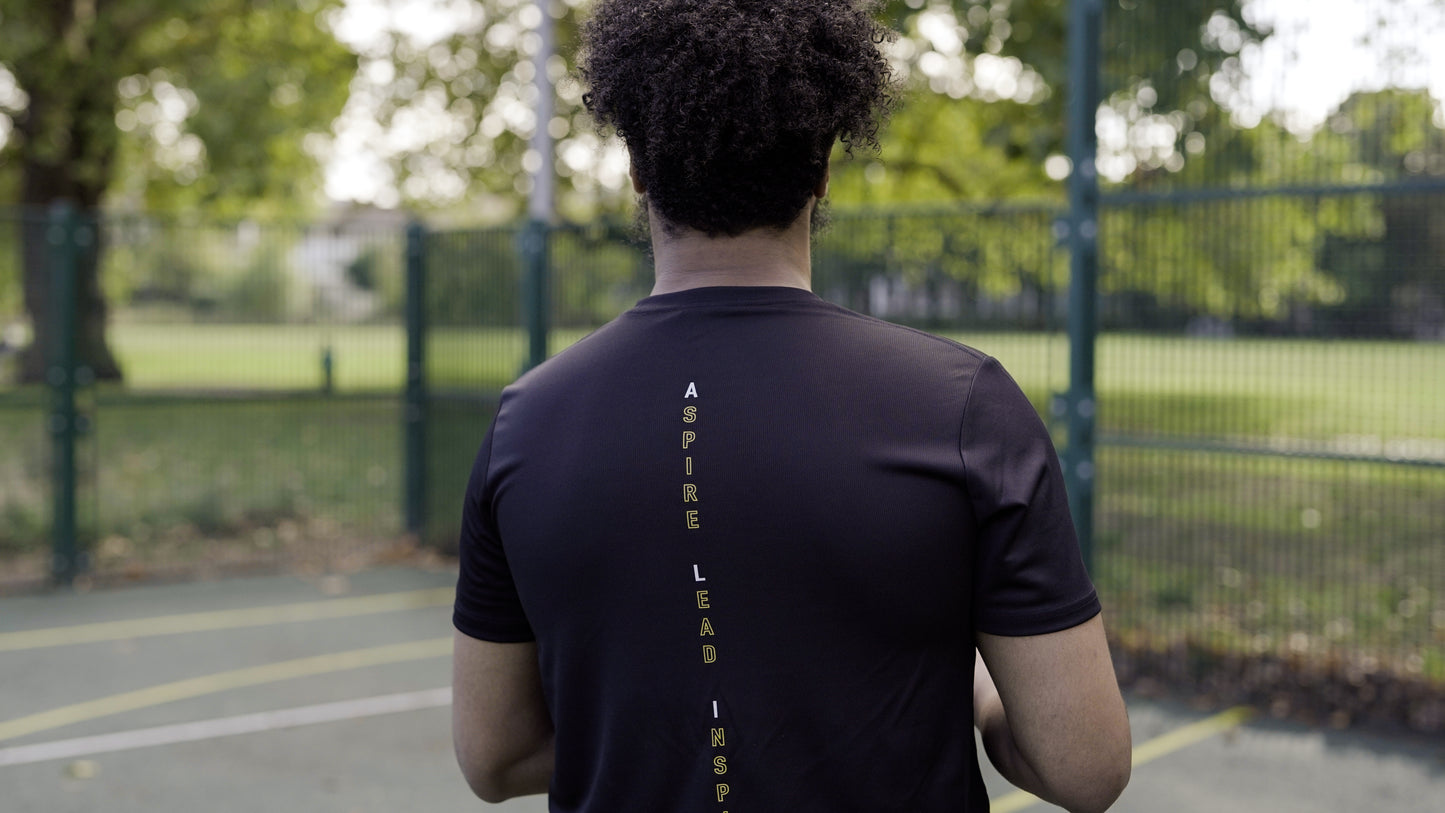 The SweaTEE -  Aspire Lead Inspire Performance Tee